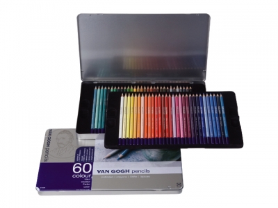 ست مداد رنگی حرفه ای  ونگوگ- 60 رنگ  